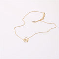 Women's Korean Stylish Graceful Simple Gold Trendy Necklaces