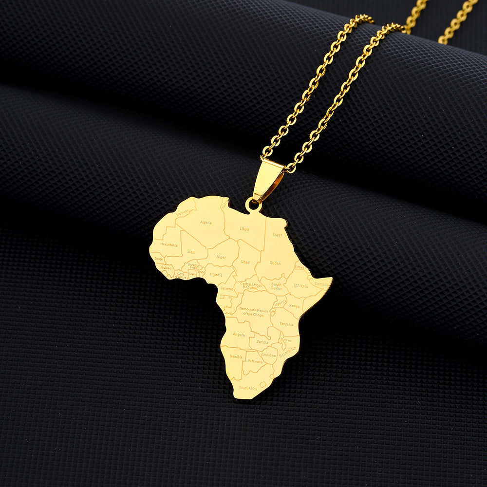 Glossy Africa Nigeria Ghana Somalia National Style Necklaces