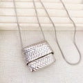 Mini Small Bag Woven Niche Twin Long Necklaces